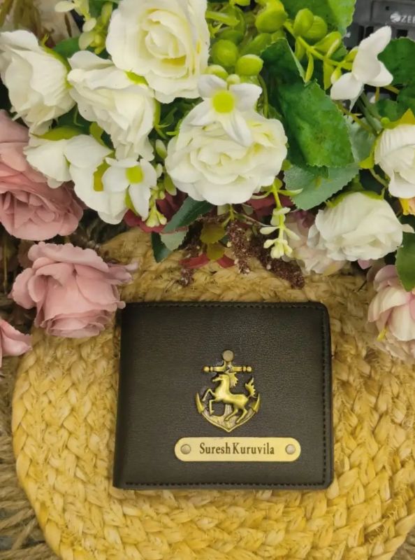 Men's Wallet - Name & Charm