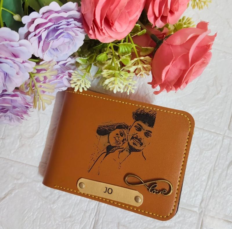 Men's Wallet - Sketch & Name & Charm