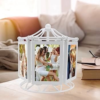 Music Photo Ferry Rotating Wheel - Piano Sound Rotating Music Box Photo Frame