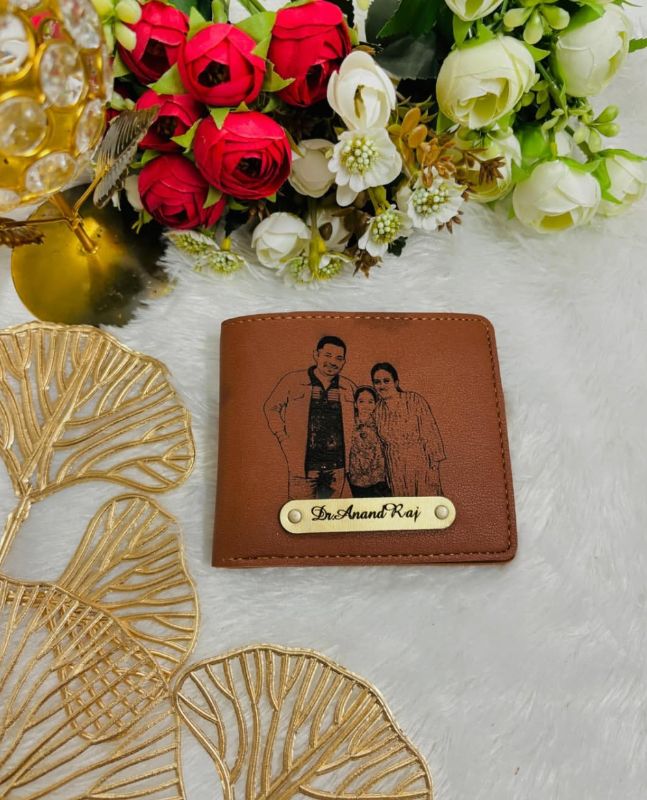 Men's Wallet - Sketch & Name & Charm