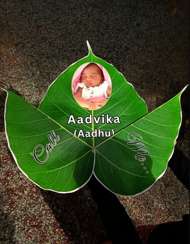 Naming ceremony decoration Name Revealing box Customized model