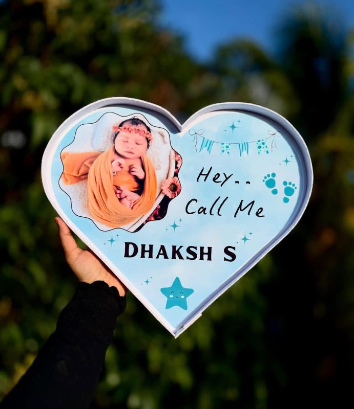 Naming ceremony decoration Name Revealing box Customized model