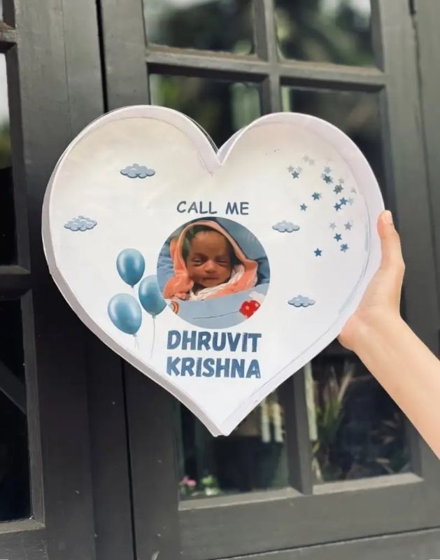 Naming ceremony decoration Name Revealing box Customized model