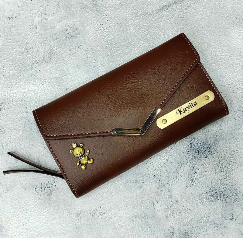 Ladies Wallet - Sketch & Name & Charm