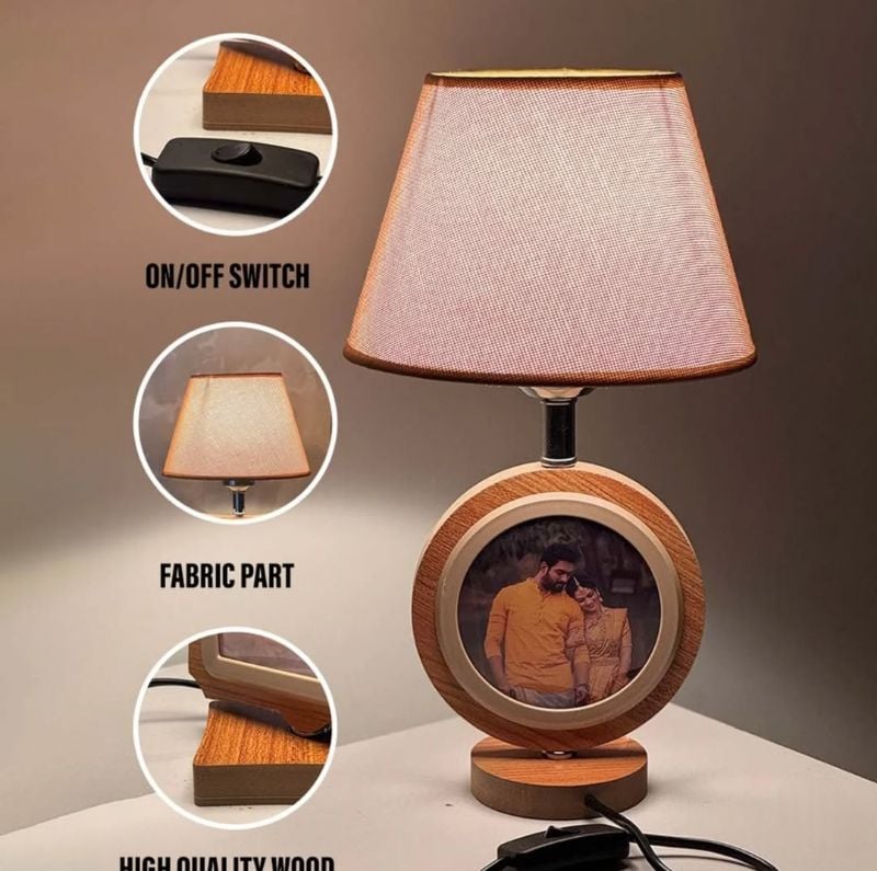 Table Lamb Round Frame