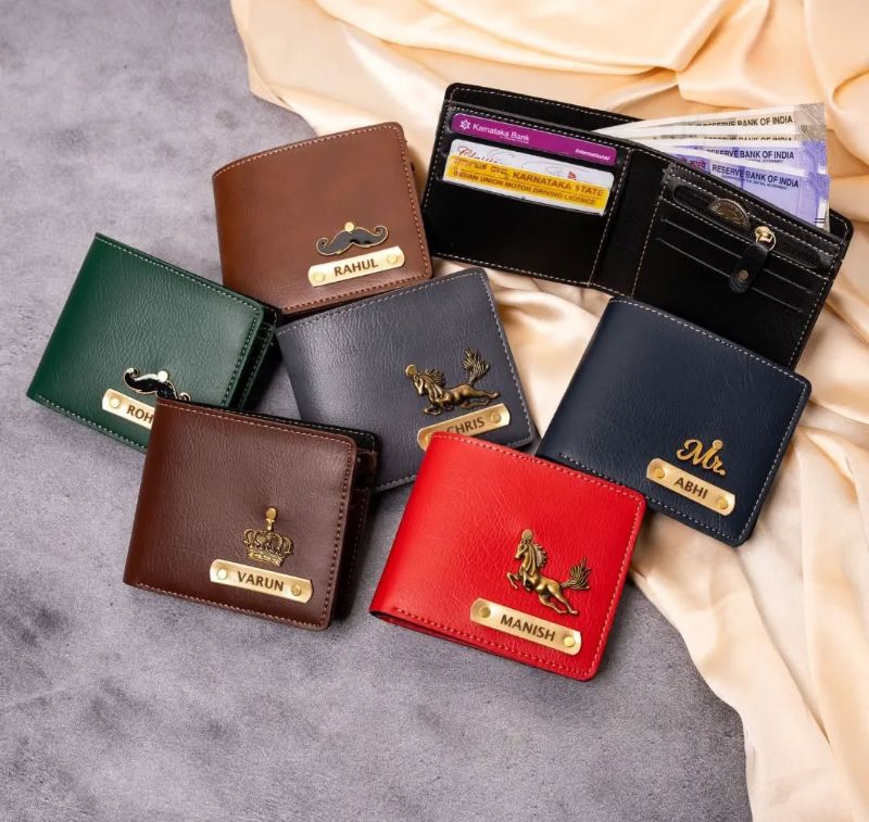 Men's Wallet - Name & Charm