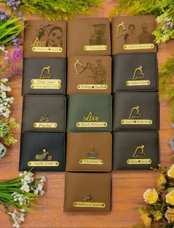 Men's Wallet - Name & Charm