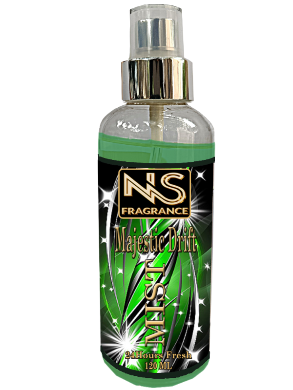 Majestic Drift Body Mist 120ml for Unisex | Inspired by a Designer Fragrance | Long-Lasting Fresh & Woody Scent | Affordable Luxury Perfumed Body Spray | Daily Wear Body Mist | NS Fragrance | Top-Rated Body Mist Under Budget