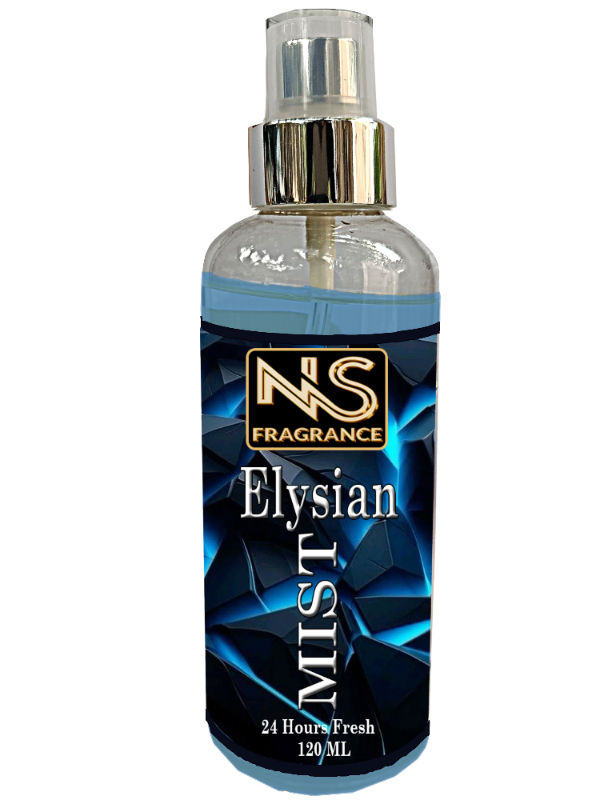 Elysian Body Mist 120ml for Unisex | Inspired by a Fresh Sky Fragrance | Long-Lasting Airy & Clean Perfumed Body Spray | Daily Wear Body Mist | Affordable Luxury | NS Fragrance | Top-Rated Fresh Body Mist