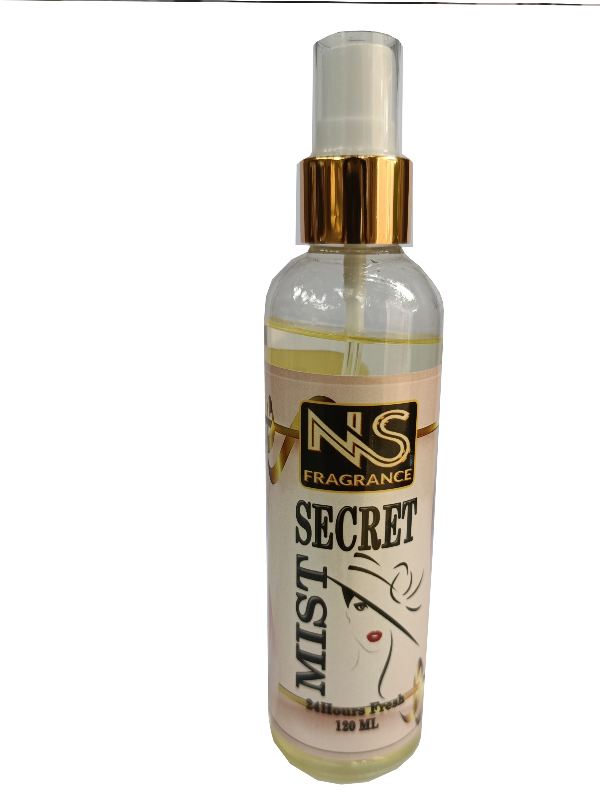 SECRET Body Mist for Women 120ml | Long Lasting Fresh Feminine Fragrance