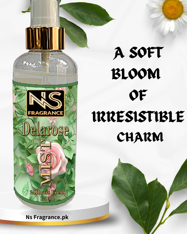 DELAROSE Long Lasting Body Mist | 12-18 Hours guaranteed Lasting | Sweet Floral Fruity Fragrance | Premium Luxury Refreshing Scent for Daily & Special Wear