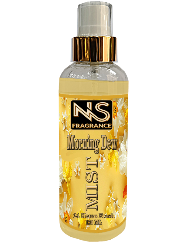 Morning Dew Body Mist 120ml for Unisex | Inspired by Paris | Fresh & Floral Fragrance Mist | Long-Lasting Body Spray | Affordable Luxury Perfumed Body Mist | NS Fragrance | Top-Rated Unisex Body Mist