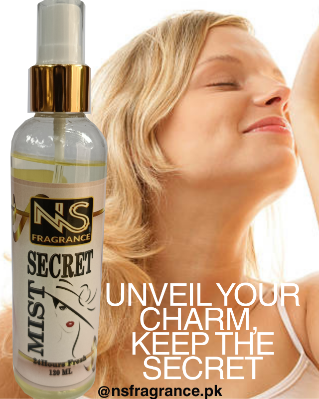 SECRET Body Mist for Women 120ml | Long Lasting Fresh Feminine Fragrance