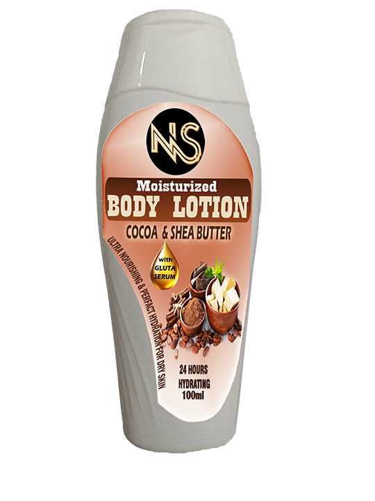 COCOA & SHEA BUTTER WITH GLUTA SERUM Moisturized Body Lotion