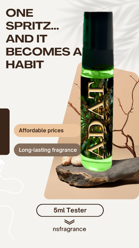 ADAT 35% to 40% Perfume Oil Long Lasting Fragrance for Men | 5ml Mini Tester | Premium Strong Scent | High Quality Eau de Parfum | Original Scented Oil | Pocket Size Perfume | Best Fragrance for Gents | Luxury Perfume | Strong Projection | Signature Scent