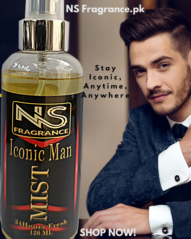 ICONIC MEN Body Spray for Men | Long-Lasting Night Fragrance, Bold & Seductive Scent, Fresh & Masculine | Premium Confidence Booster | Elegant Evening Mist | Attraction Magnet All-Day All-Night Freshness