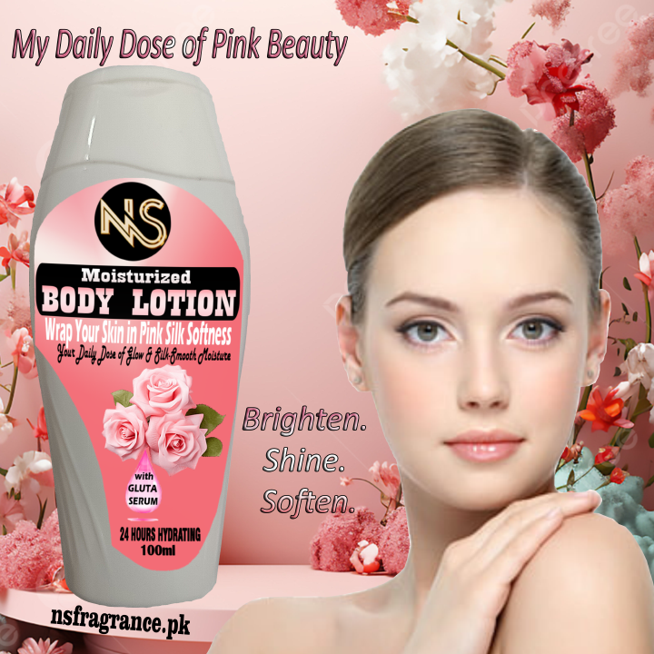 PINK SILKY SOFTNESS WITH GLUTA SERUM Moisturized Body Lotion