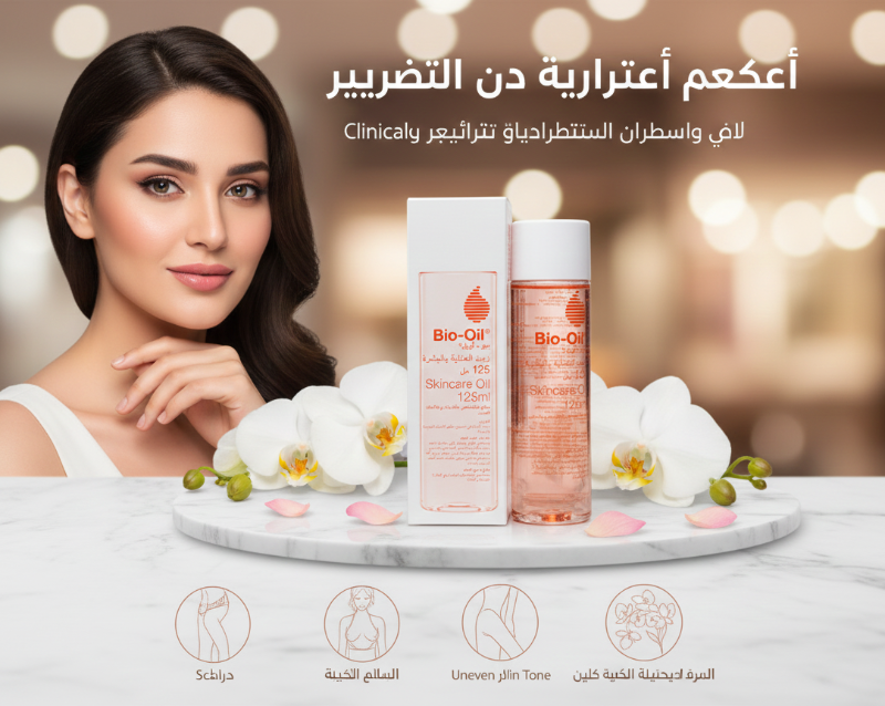 Bio-Oil Skincare Oil - Award-Winning Formula for Scars, Stretch Marks & Uneven Skin Tone 125ml