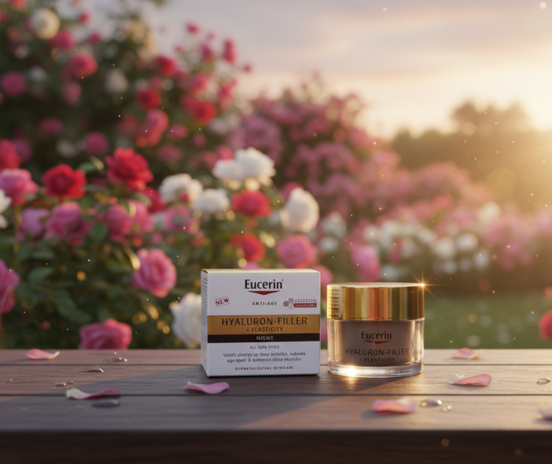 Eucerin Hyaluron-Filler + 3x Elasticity Night Cream | Anti-Aging for Mature Skin Wake Up to Firmer, Plumper Skin. Your Nightly Repair Ritual Awaits.