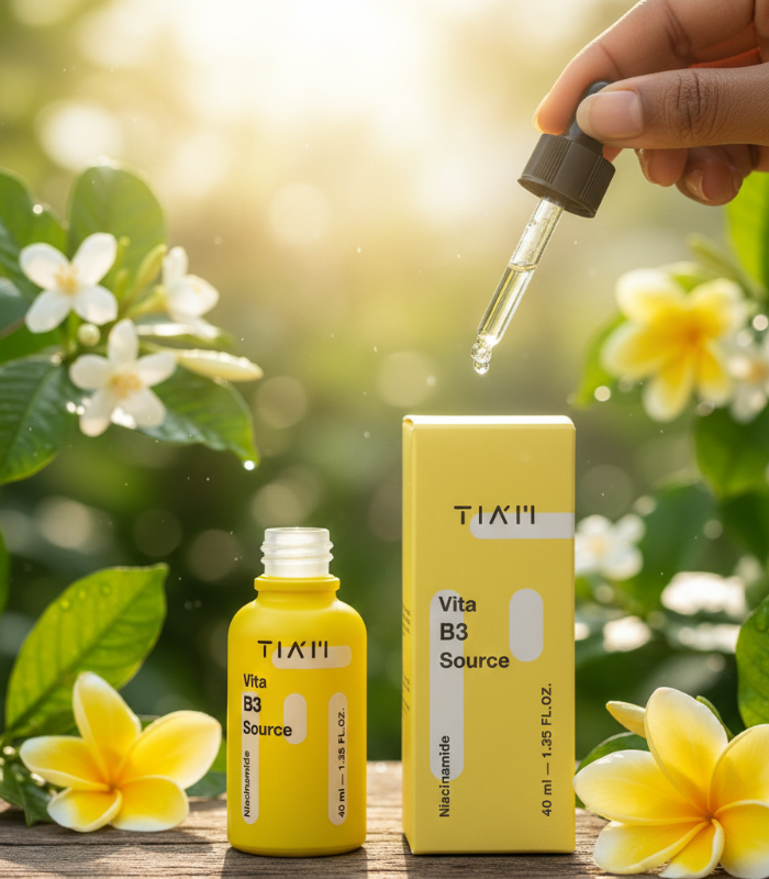 TIA'M Vita B3 Source Serum | 10% Niacinamide + 2% Arbutin | Dark Spot Corrector & Brightening Serum | 40ml