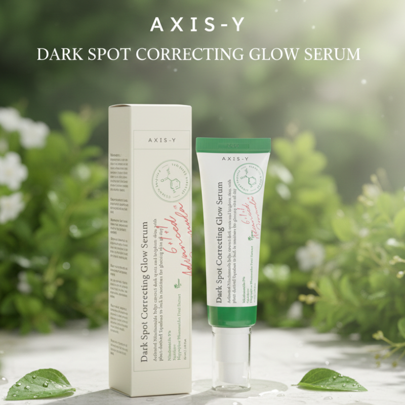 AXIS-Y Dark Spot Correcting Glow Serum | 5% Niacinamide + Squalane + Fruit Extracts | For Hyperpigmentation & Radiance | All Skin Types