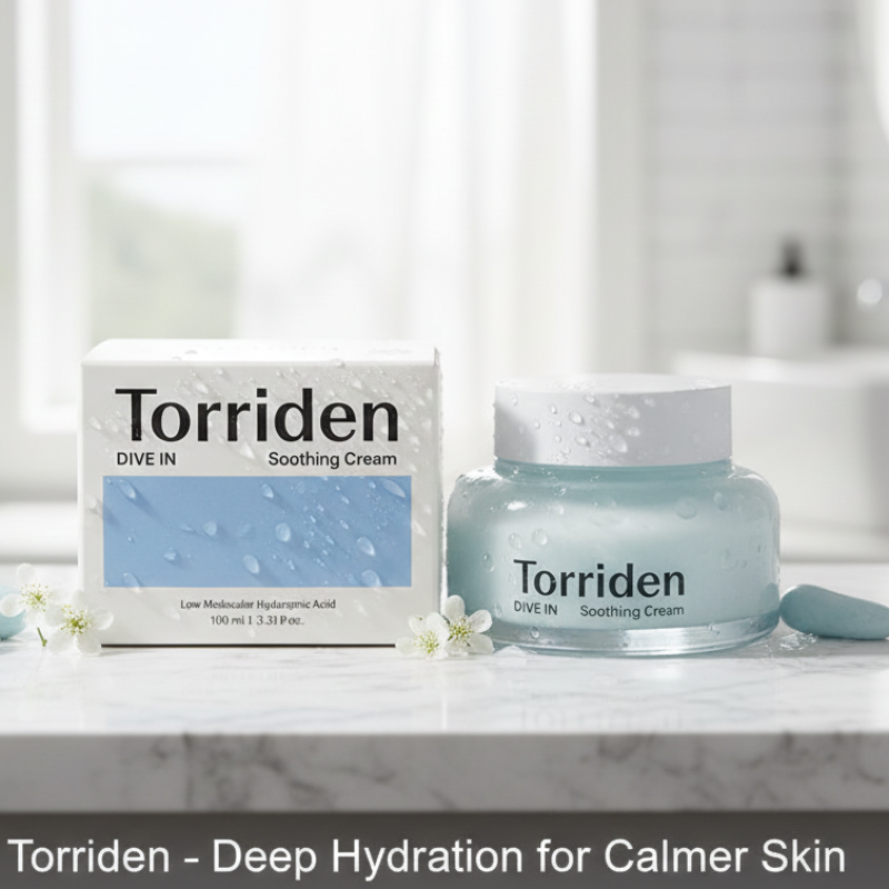 Torriden DIVE-IN Low Molecular Hyaluronic Acid Soothing Cream | 5D Hyaluronic Acid Complex | Light Gel Cream for Sensitive Skin | Barrier Repair & Hydration