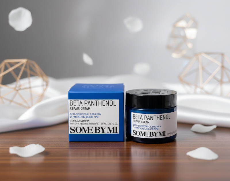 SOME BY MI Beta Panthenol Repair Cream | 50,000ppm Panthenol & Beta-Sitosterol | Skin Barrier Recovery for Sensitive Skin | Non-Comedogenic