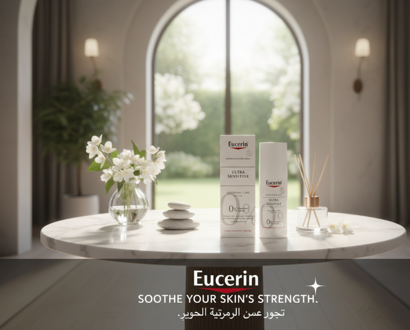 Eucerin Ultra Sensitive Soothing Care | Fragrance-Free Face Cream for Dry & Hypersensitive Skin