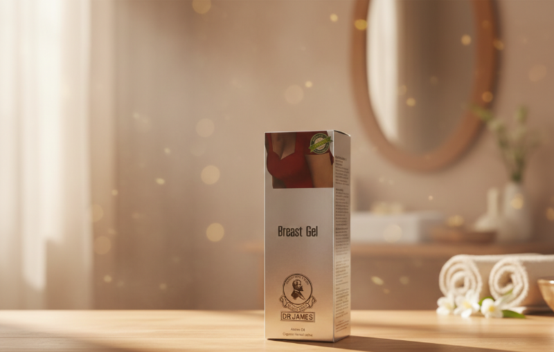 Dr. James Natural Herbal Breast Gel | Firming & Toning Herbal Gel for Breast Enlargement & Skin Care