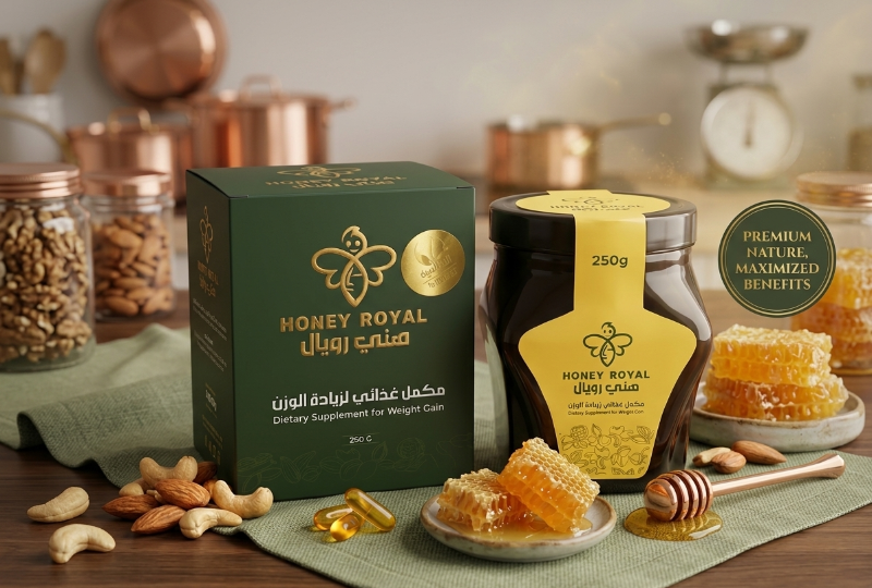 Honey Royal Weight Gain Supplement 250g : Royal Jelly, Ginseng & Honey