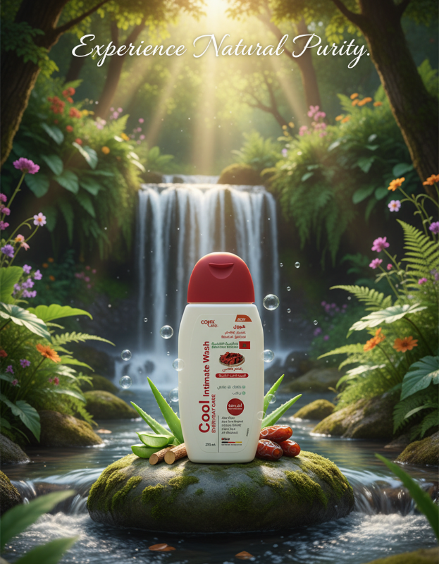 غسول كوفيكس كير المنعش للمناطق الحميمة بخلاصة زهرة الأكار | حماية يومية وانتعاش متوازن الحموضة Cofix Care Refreshing Intimate Wash with Aker Flower Extract | Daily Protection and pH-Balanced Freshness