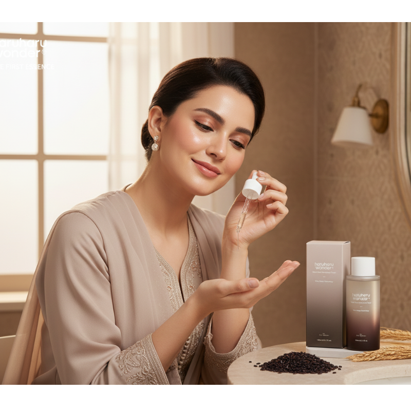 Haruharu Wonder Black Rice Hyaluronic Toner | Fermented Black Rice + Hyaluronic Acid | Korean Hydrating & Firming Toner