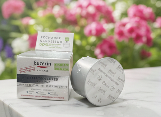 Eucerin Hyaluron-Filler + 3x Effect Day Cream SPF 15 Refill for Dry Skin | Sustainable Packaging Your Anti-Aging Cream, Now with 90% Less Plastic. Meet the Sustainable Refill.