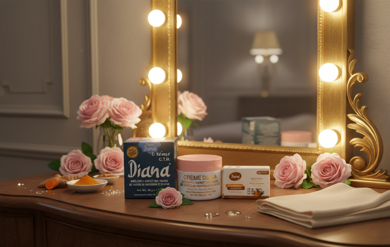 Diana Crème C.T.R. – Skin Lightening & Blemish Treatment | Reduces Freckles, Acne Marks & Blackheads | with Sweet Almond Oil & Beeswax