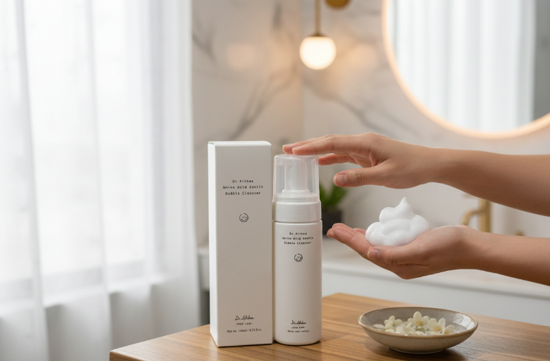 منظف دكتور ألثيا اللطيف بالأحماض الأمينية - 17 حمضًا أمينيًا وسيراميدًا للبشرة الحساسة Dr. Althea Amino Acid Gentle Cleanser - 17 Amino Acids & Ceramides for Sensitive Skin