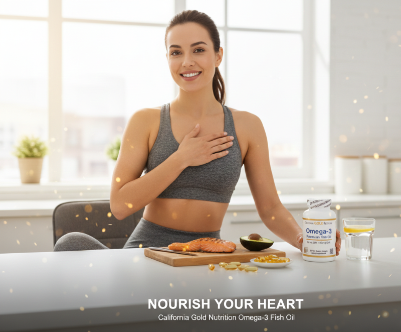 California Gold Nutrition Omega‑3 Premium Fish Oil | High‑Purity EPA & DHA for Immune & Heart Health
