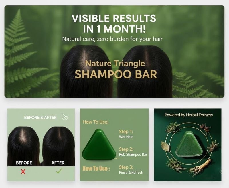 شامبو عثمان جراس لصحة فروة الرأس - شامبو عشبي قوي لتقليل القشرة وتقوية الشعر  Osman Grass Shampoo for Scalp Health - A powerful herbal shampoo to reduce dandruff and strengthen hair