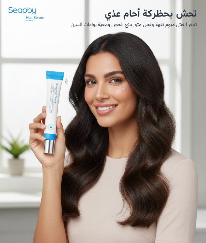 Seapuri Scalpy Hair Serum | Anti-Hair Loss Treatment Serum with Triple Rollerball for Scalp Health
