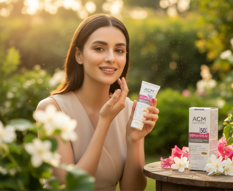 ACM Laboratoire Dermatologique Dépiwhite.M Tinted Protective Cream SPF 50+ | Anti-Brown Spot & Visible Light Shield