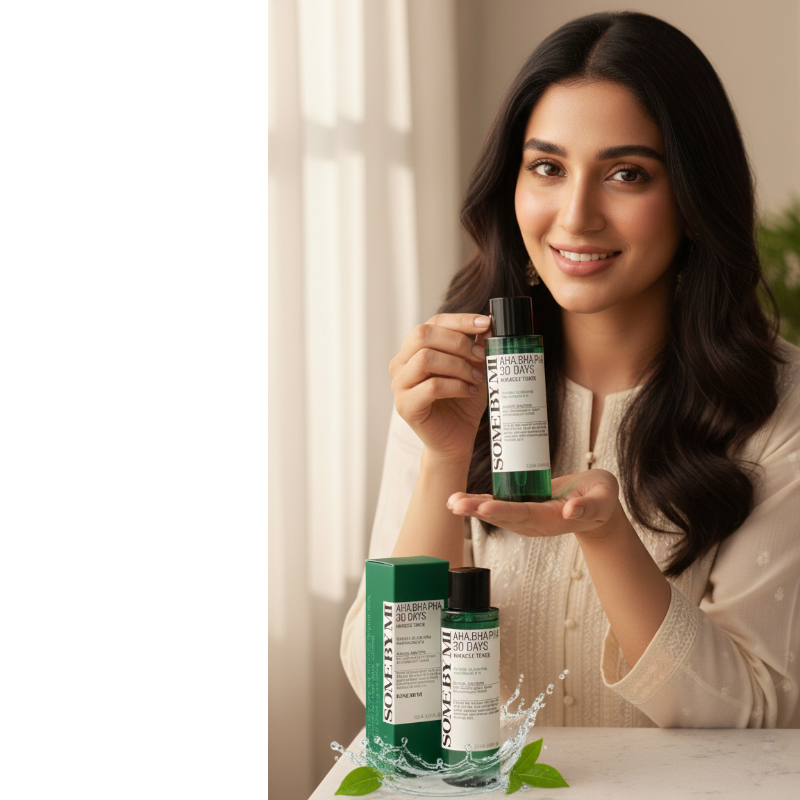 SOME BY MI AHA BHA PHA 30 Days Miracle Toner | Triple Acid + Tea Tree Water | Exfoliating Toner for Acne, Blackheads & Sensitive Skin