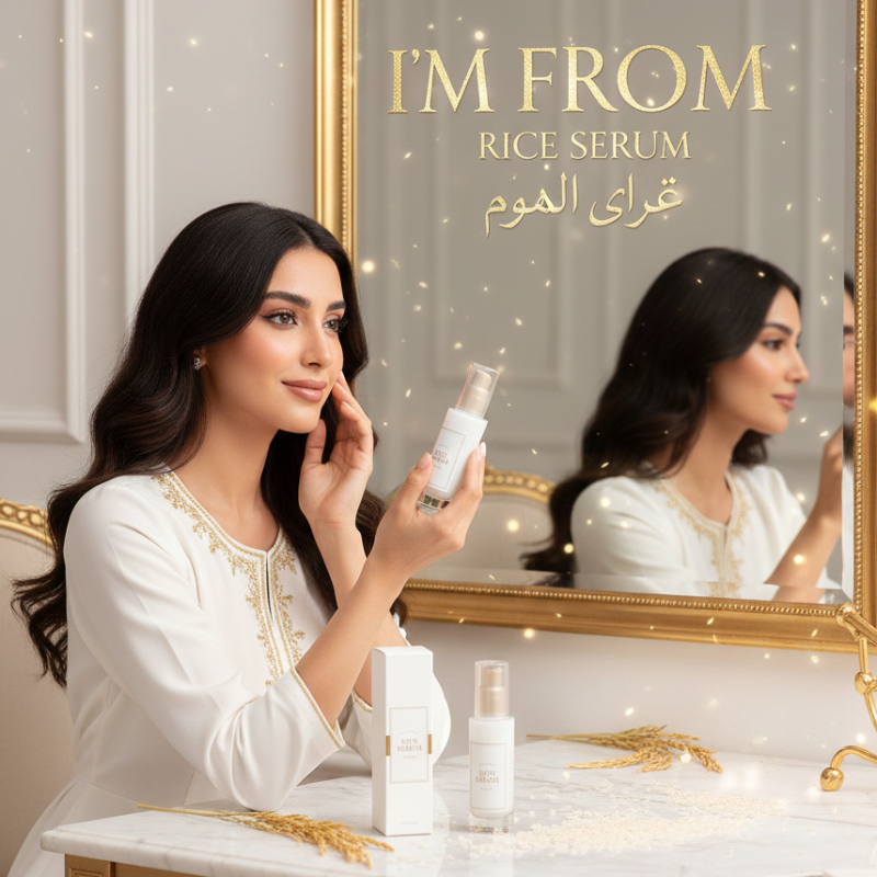 Rice Serum | 73% Rice Ferment Extract for Glowing Skin | Brightening, Hydrating & Anti-Aging Serum | For All Skin Types