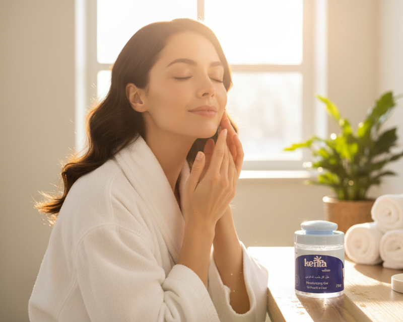 Kenta White Moroccan Moisturizing Gel | Hydrating Gel for Soft, Even Skin Tone