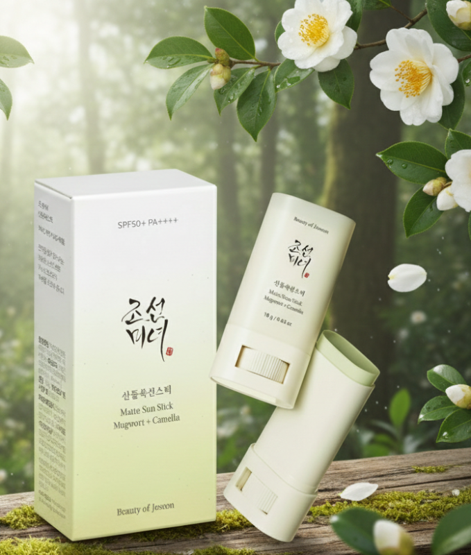 Beauty of Joseon Matte Sun Stick SPF 50+ PA++++ | Mugwort + Camelia | No White Cast, Matte Finish | For Reapplication Over Makeup