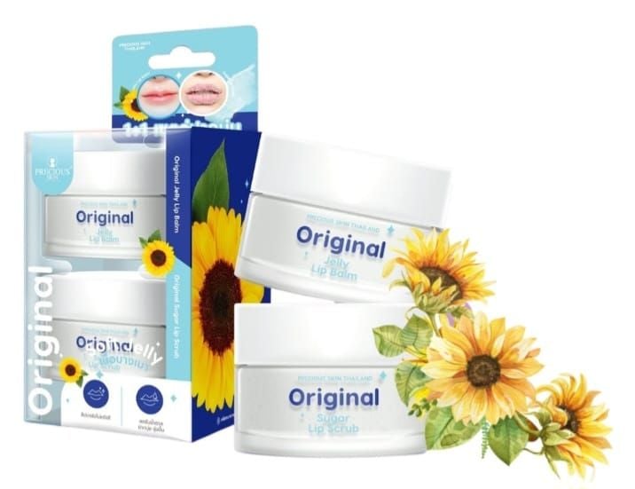 مجموعة العناية بالشفاه من بريشس سكين تايلاند - الأصلية - تعالج الشفاه الجافة والمتشققة وتزيل الهالات السوداء   Precious Skin Thailand Lip Care Set - Original - Treats Dry, Chapped Lips & Removes Dark Circles