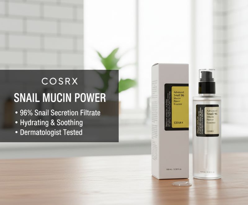 COSRX Advanced Snail 96 Mucin Power Essence | 96% Snail Secretion Filtrate for Hydration & Repair