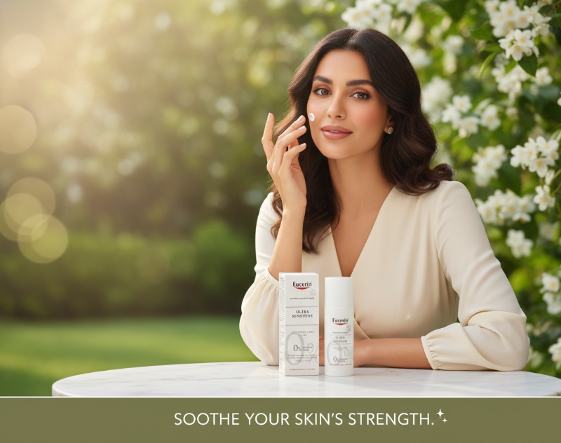 Eucerin Ultra Sensitive Soothing Care | Fragrance-Free Face Cream for Dry & Hypersensitive Skin