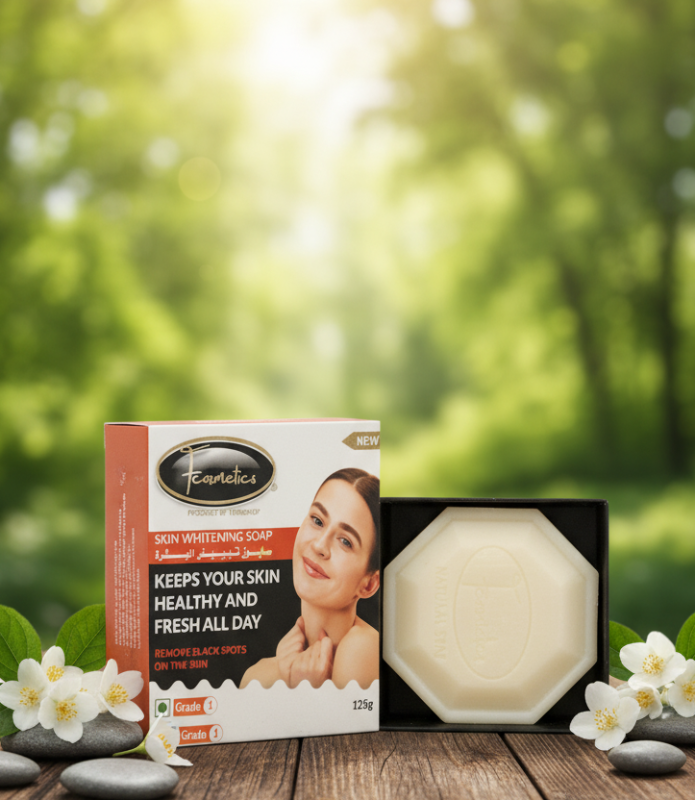 صابون تفتيح البشرة من ترك شوب | صابون تبييض عالي الجودة - 125 جرام  Turk Shop Skin Lightening Soap | High-Quality Whitening Soap - 125g