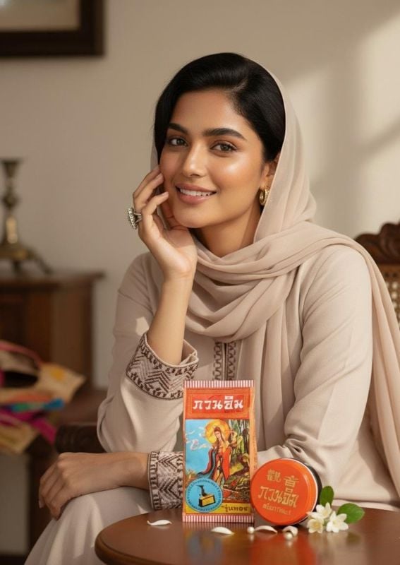 كريم كوان إم اللؤلؤي | كريم تبييض وعلاج حب الشباب التايلاندي 3 غرام  Kuan Im Pearl Cream | Thai Whitening and Acne Treatment Cream 3g