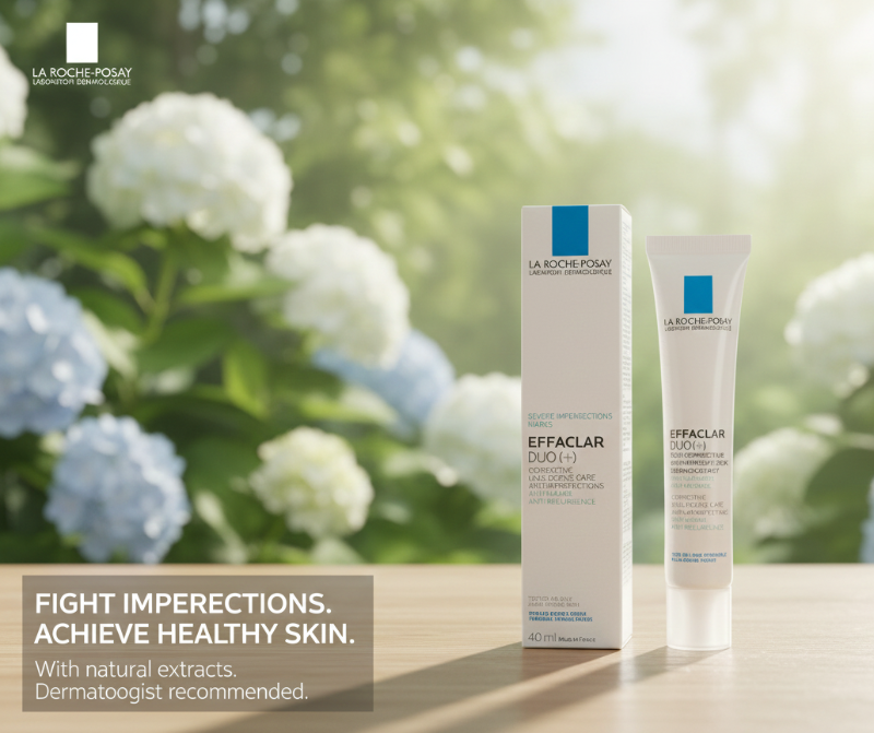 La Roche-Posay Effaclar Duo(+) Corrective Anti-Acne Care | Unclogging Cream for Oily & Acne-Prone Skin