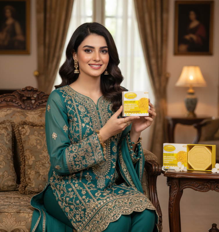 صابون الكبريت الطبيعي من كوزمتكس | علاج حب الشباب والبشرة الدهنية - 125 غرام  Natural Sulfur Soap by Cosmetics | Acne & Oily Skin Treatment - 125g